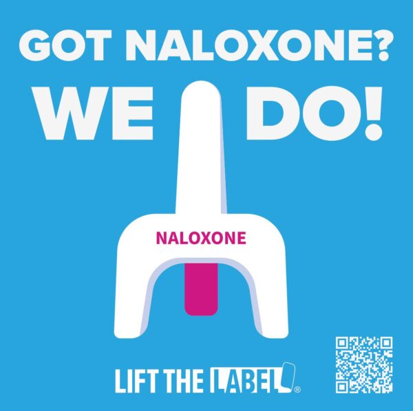 Naloxone Window Cling